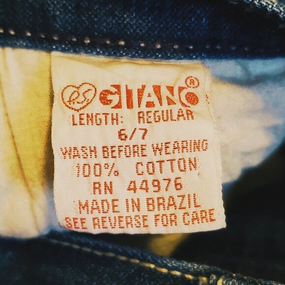 Vtg 1980's P.S. Gitano High-Waisted Denim Mom Jeans Size 6/7 Regular High Rise - Picture 8 of 9